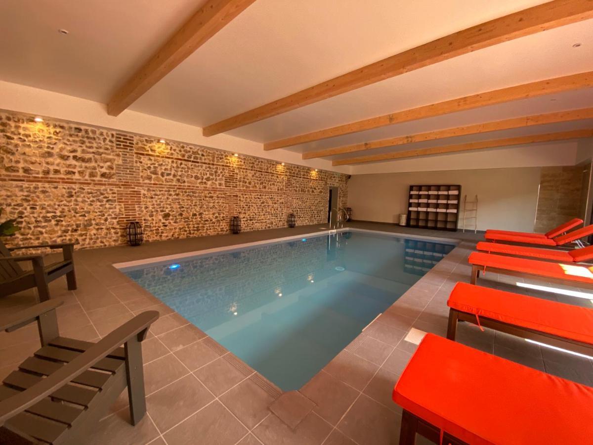 Hotel-Spa-Piscine Le Petit Castel Beuzeville-Honfleur Exterior foto